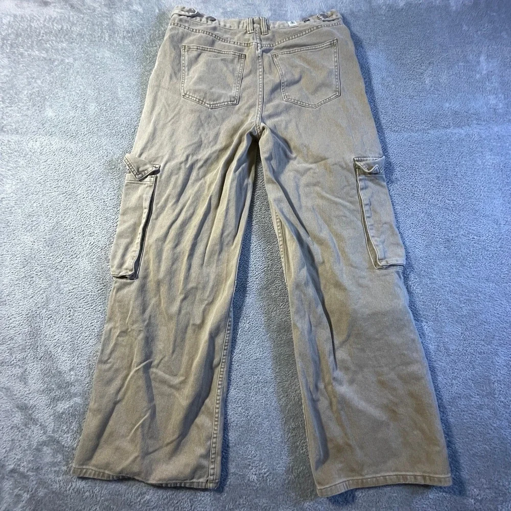 Altar° State Women's Khaki Cargo Pants‎ Size 31 Cotton Casual Utility Cargo